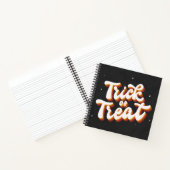 Retro Trick oder Treat Notizblock (Innenseite)