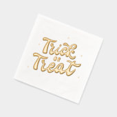 Retro Trick oder Treat Servietten Mit Folie (Links)