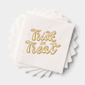 Retro Trick oder Treat Servietten Mit Folie (Insitu (Gestapelt))