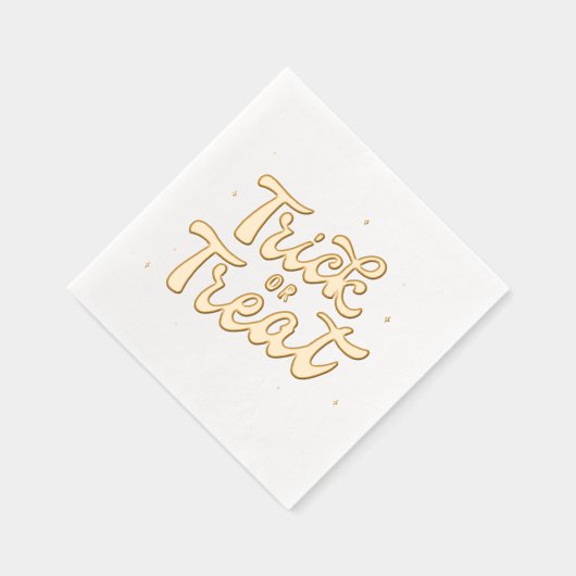 Retro Trick oder Treat Servietten Mit Folie (Rechts)