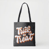 Retro Trick oder Treat Tasche (Vorderseite)
