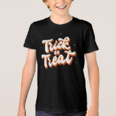 Retro Trick oder Treat Tri-Blend Shirt (Vorderseite)