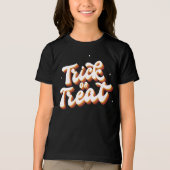 Retro Trick oder Treat Tri-Blend Shirt (Vorderseite)