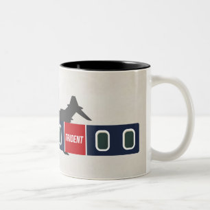 Retro Trident Jet Age Silohuette Tasse