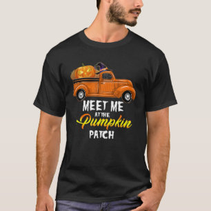 Retro trifft mich beim Pumpkins Patch Hexe Truck H T-Shirt