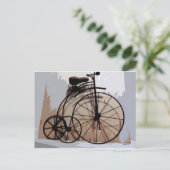 Retro Trike Postkarte (Stehend Vorderseite)