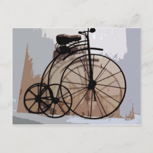 Retro Trike Postkarte
