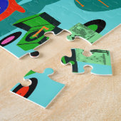 Retro Trimmen des Weihnachtsbaumpuzzles Puzzle (Seite)