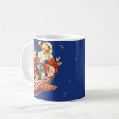 Retro trinkende Tasse Süßigkeits-Rockets Sankt (Vorderseite Links)