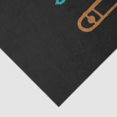 Retro Trombone - Jazz Seidenpapier (Detail)