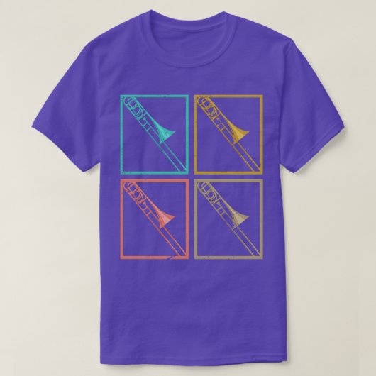 Retro-Trombone T-Shirt (Design vorne)