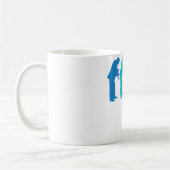 Retro Trompete-Pop-Kunst Kaffeetasse (Links)