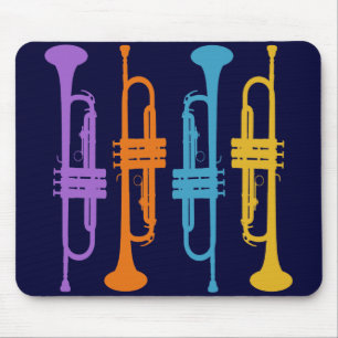 RETRO TROMPETEN MOUSEPAD
