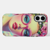 Retro Tropical Beauty Case-Mate iPhone Hülle (Rückseite (Horizontal))