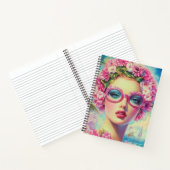 Retro Tropical Beauty Notizblock (Innenseite)