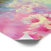 Retro Tropical Beauty Poster (Ecke)