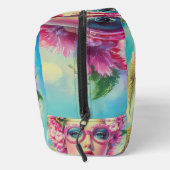 Retro Tropical Beauty Waschbeutel (Rechts)