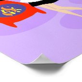 Retro Tropical Cocktail Party Poster (Ecke)