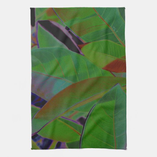 Retro Tropical Fabric Küchentuch (Vertikal)