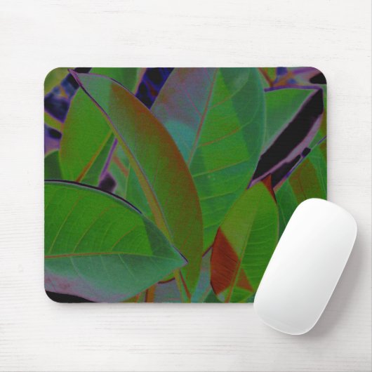 Retro Tropical Fabric Mousepad (Mit Mouse)