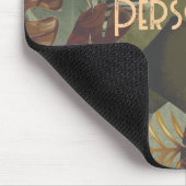 Retro Tropical Monstera Palmenblatt 70er Jahre Som Mousepad (Ecke)