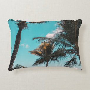 RETRO TROPICAL PALM BAUM AM STRAND DEKOKISSEN