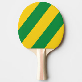 Retro Tropical Palm Drei fette Streifen Tischtennis Schläger