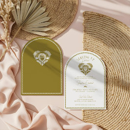 Retro Tropical Palm Tree Pickleball Brautparty Einladung