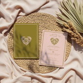 Retro Tropical Palm Tree Pickleball Brautparty Einladung