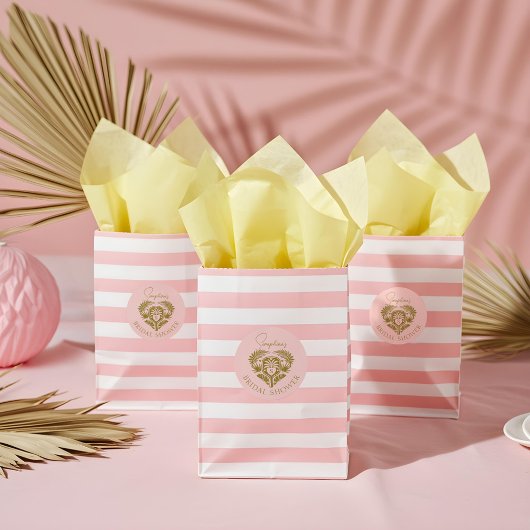 Retro Tropical Palm Tree Pickleball Brautparty Runder Aufkleber