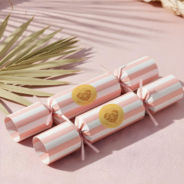 Retro Tropical Palm Tree Pickleball Brautparty Runder Aufkleber