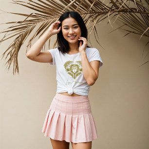 Retro Tropical Palm Tree Pickleball Brautparty Tri-Blend Shirt