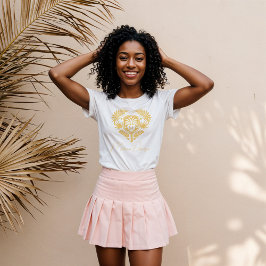 Retro Tropical Palm Tree Pickleball Brautparty Tri-Blend Shirt