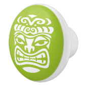 Retro Tropical Tiki Beach Keramikknauf (Rechts)