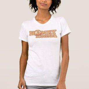 Retro tropische Honeymooner-Damen-Behälter-Spitze T-Shirt