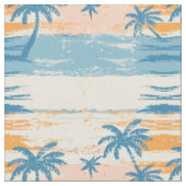 Retro-Tropischer Strand Stoff (Nahaufnahme)