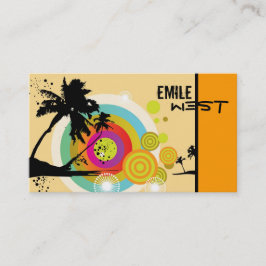 Retro Tropix Visitenkarten Visitenkarte