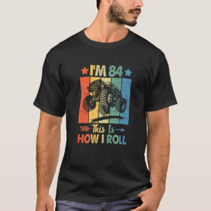 Retro Trucker Geburtstag So Roll 84. Geburtstag T-Shirt