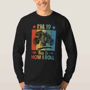 Retro Trucker Geburtstag So Roll ich 19. Geburtsta T-Shirt