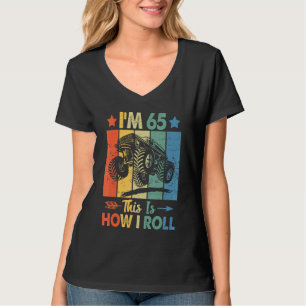 Retro Trucker Geburtstag So Roll ich 65. Geburtsta T-Shirt