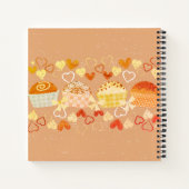 Retro-Trüffel persönliches Kochbuch Rezept Noteboo Notizblock (Rückseite)