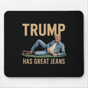 Retro Trump hat tolle Jeans Lustiges Meme  Mousepad