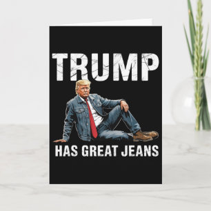 Retro Trump Hat Tolle Jeans Meme 1  Karte