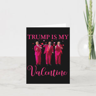 Retro Trump Herz Trump Ist Mein Valentin Humor  Karte