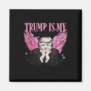 Retro Trump ist der Valentinstag Trumps Magnet
