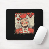 Retro Trump ist der Valentinstag Trumps Mousepad (Mit Mouse)