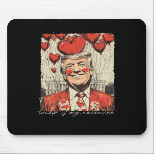 Retro Trump ist der Valentinstag Trumps Mousepad