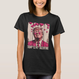 Retro Trump ist mein Valentinstag Trump T-Shirt