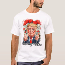 Retro Trump ist mein Valentinstag Trump T-Shirt