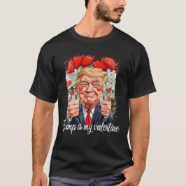Retro Trump ist mein Valentinstag Trump T-Shirt